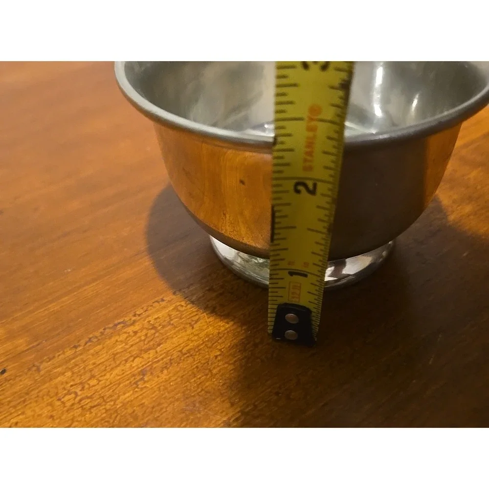 Pewter Lot Of Small Bowl Frog And Cup Made In England For Smith‎